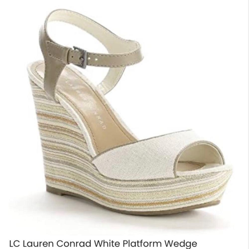 Lauren Conrad Dakota platform wedge